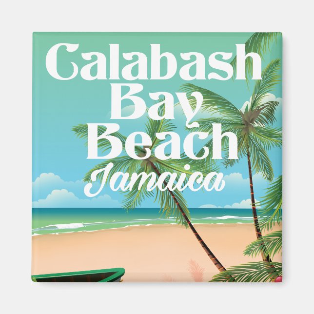 Íman Praia Bamboo Jamaica (Frente)
