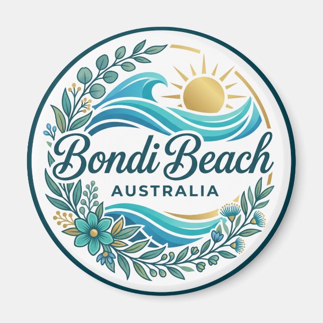 Íman Praia Bondi Austrália (Frente)