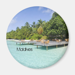 Íman Praia bonita em maldives