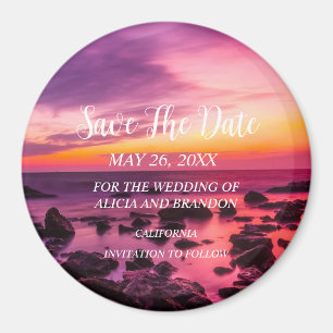 Íman Praia Casamentos Tropicais de Areia Ondas Modernas