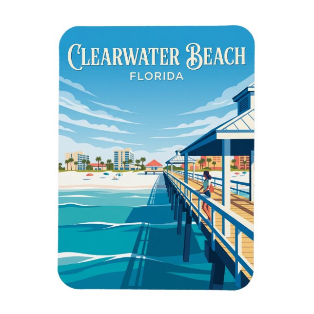 Íman Praia Clearwater EUA (Vertical)