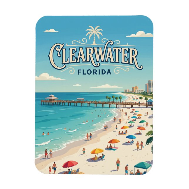 Íman Praia Clearwater EUA (Vertical)