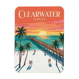 Íman Praia Clearwater EUA