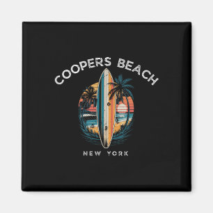 Íman Praia Coopers Nova York Homens Mulheres Surfando