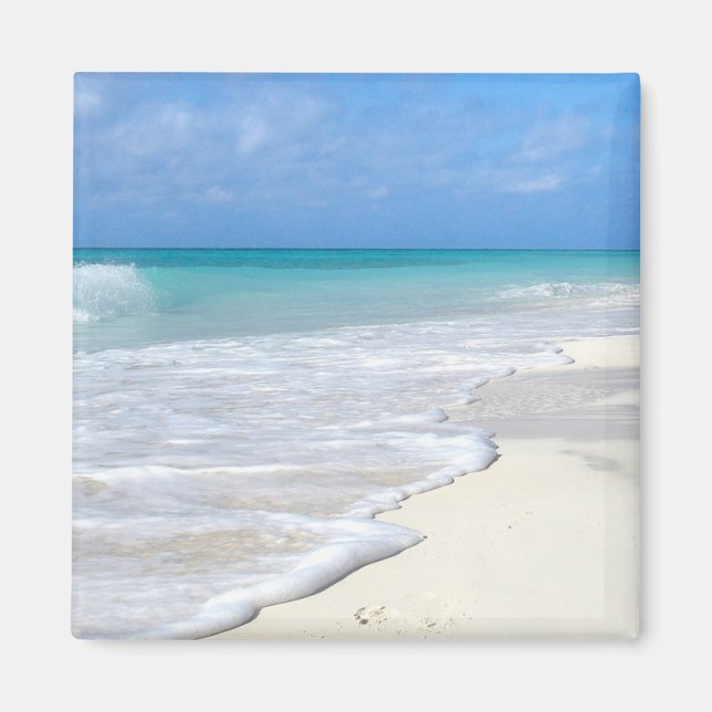 Íman Praia da areia branca Surf gentil (Frente)