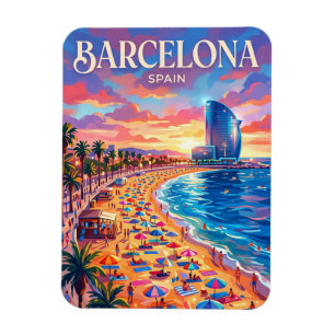 Íman Praia da Barceloneta Espanha
