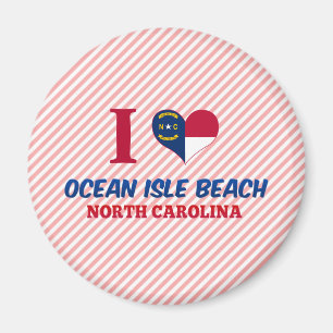 Íman Praia da ilha do oceano, North Carolina