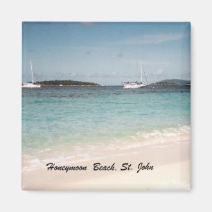 Íman Praia da lua de mel, St John