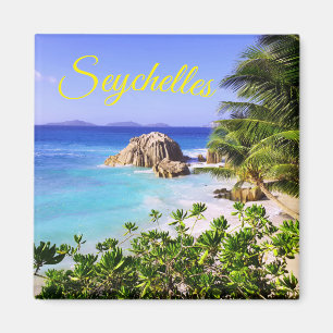 Íman Praia das Ilhas Tropicais das Seychelles