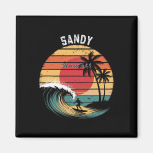 Íman Praia de Areia Havaí Praia Surfe