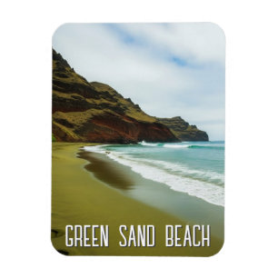 Íman Praia de Areia Verde Viagem no Havaí