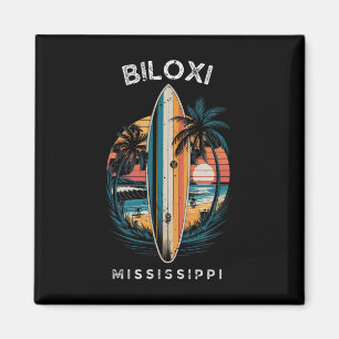 Íman Praia de Biloxi Mississippi Homens Mulheres Surfan