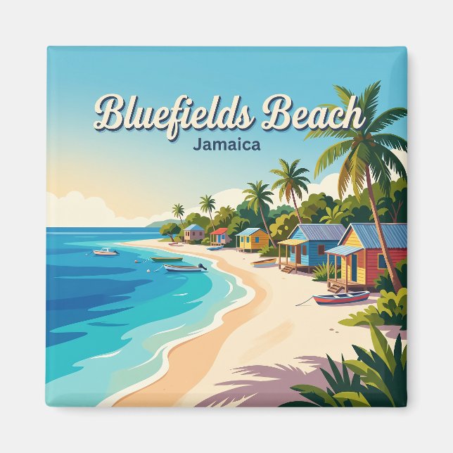 Íman Praia de Bluefields Jamaica (Frente)