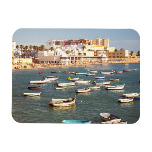 Íman Praia de Caleta em Cadiz, a Andaluzia, espanha