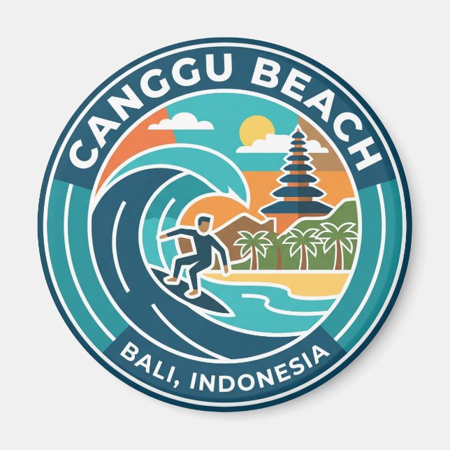 Íman Praia de Canggu Indonésia (Frente)