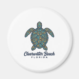 Íman Praia de Clearwater Flórida Tartaruga Marinha Dese