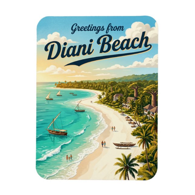 Íman Praia de Diani no Quênia (Vertical)
