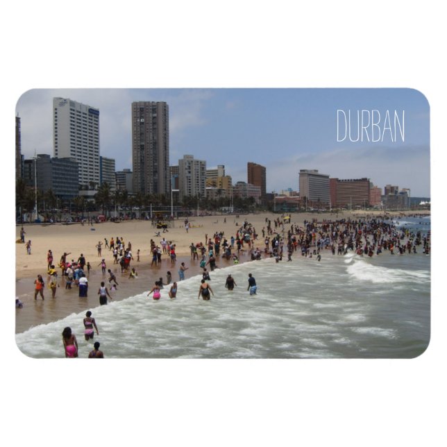 Íman praia de Durban (Horizontal)