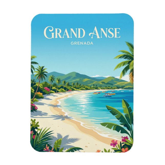 Íman Praia de Grand Anse Grenada (Vertical)