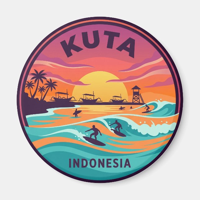 Íman Praia de Kuta Indonésia (Frente)