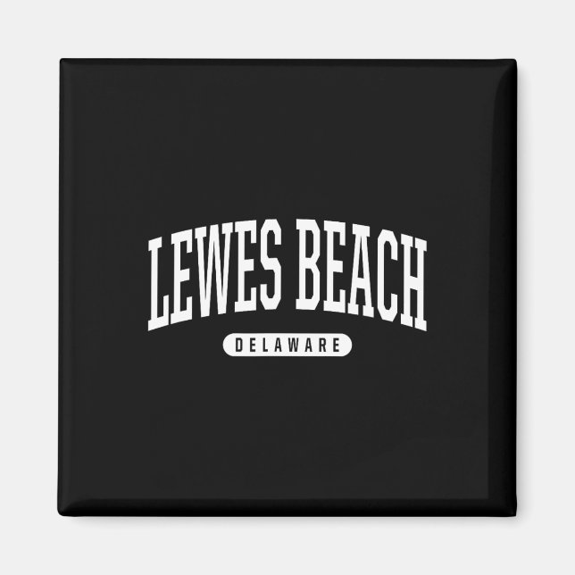 Íman Praia de Lewes Delaware Férias ao Estilo Universit (Frente)