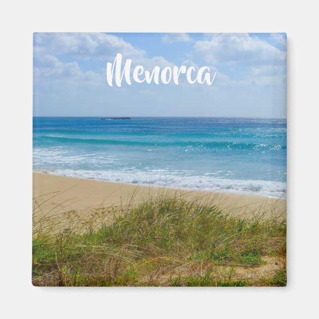 Íman Praia de Menorca e Dunes Souvenir (Frente)