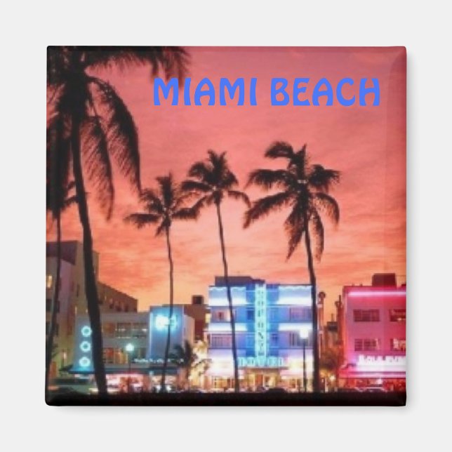 Íman Praia de Miami, Flórida (Frente)