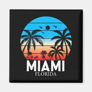 Íman Praia de Miami Flórida Férias de Verão Pôr do Sol