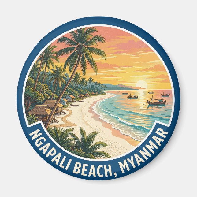 Íman Praia de Ngapali Myanmar (Frente)