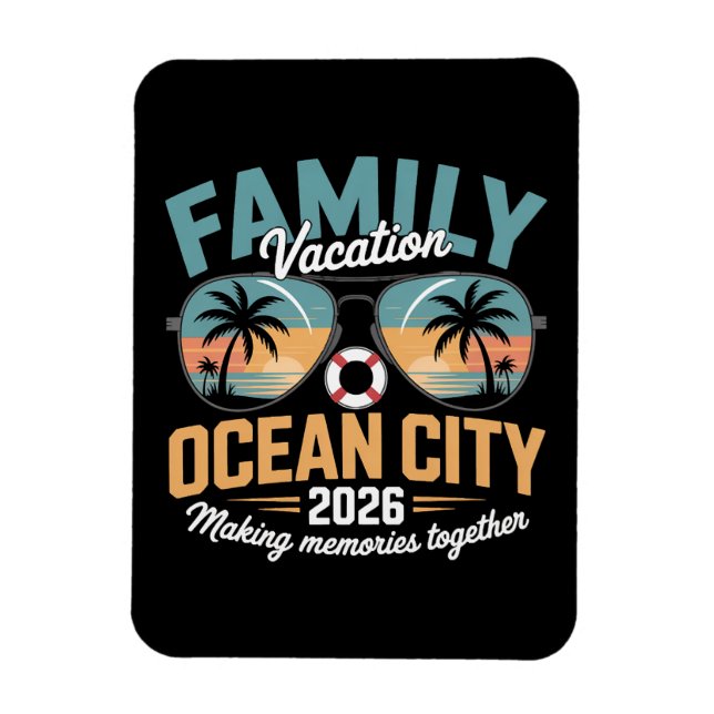 Íman Praia de Ocean City (Vertical)