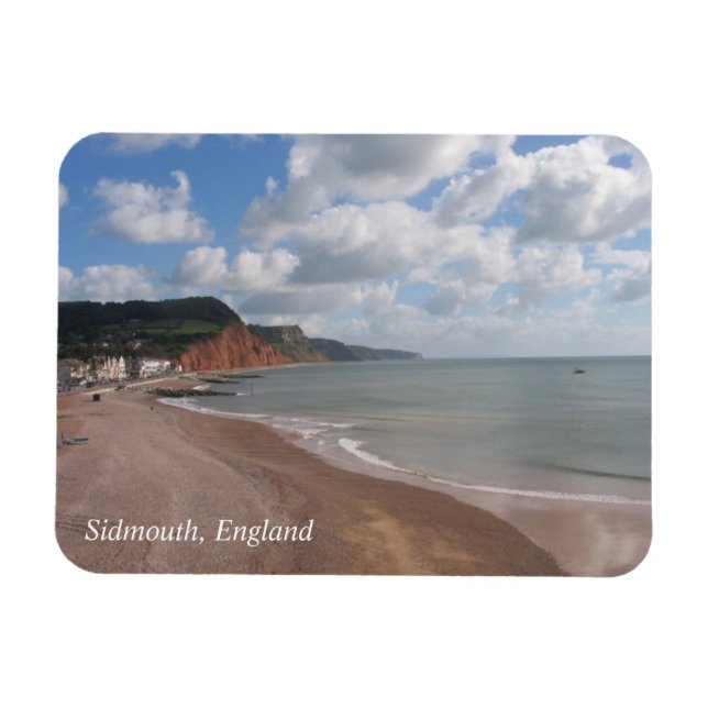 Íman Praia de Sidmouth (Horizontal)