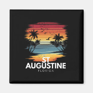 Íman Praia de St Augustine Flórida Surfboard Surf Vinta