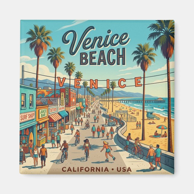 Íman Praia de Veneza EUA (Frente)