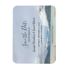 Íman Praia de verão da montanha moderna Salve a Data