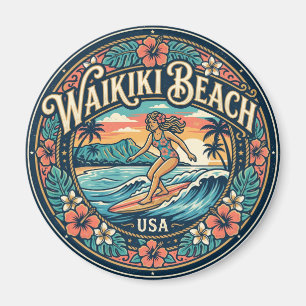 Íman Praia de Waikiki EUA