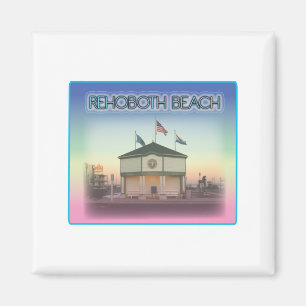 Íman Praia Delaware de Rehoboth - cena da avenida de