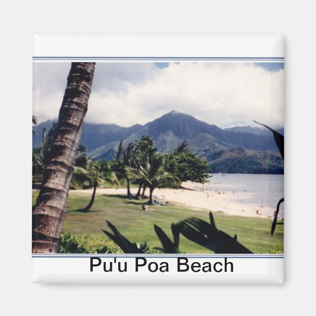 Íman Praia do Magnet-Pu'u Poa (Frente)