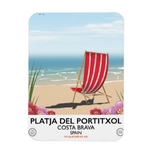 Íman Praia do Portitxol, Costa Brava, Espanha