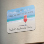 Íman Praia do Trip Group da Rapariga da Bachelorette Di<br><div class="desc">Este design foi criado através da arte digital. Pode ser personalizado na área fornecer ou personalizar escolhendo o clique para personalizar mais opções e alterando o nome, as iniciais ou as palavras. Você também pode alterar a cor e o estilo do texto ou excluir o texto de um design de...</div>