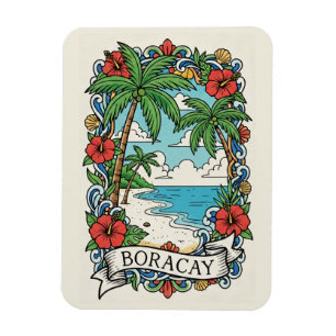 Íman Praia em Boracay Filipinas