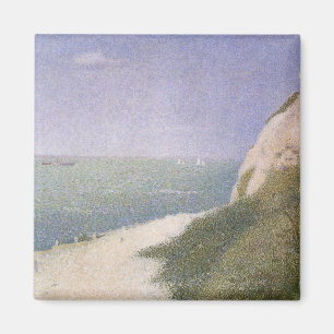 Íman Praia em Honfleur por Georges Seurat, Vintage Art
