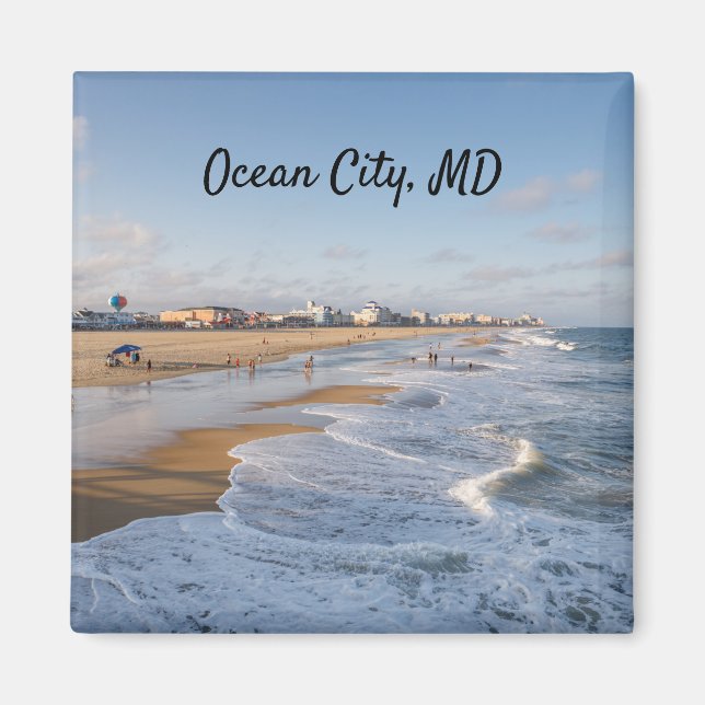 Íman Praia em Ocean City, Maryland (Frente)