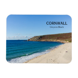 Íman Praia Gwynver Cornwall Inglaterra