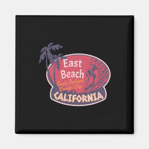 Íman Praia Leste Santa Rra Califórnia Surf Vintage Su