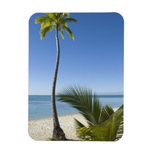 Íman Praia no continente Aitutaki, Ilhas Cook