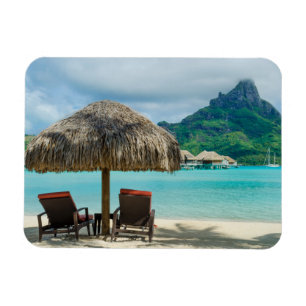 Íman Praia no ímã retangular Bora Bora