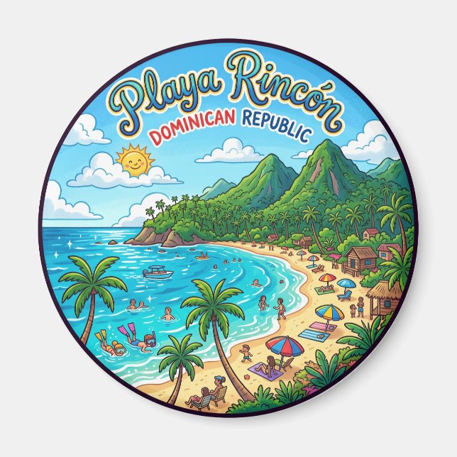 Íman Praia Rincón República Dominicana (Frente)