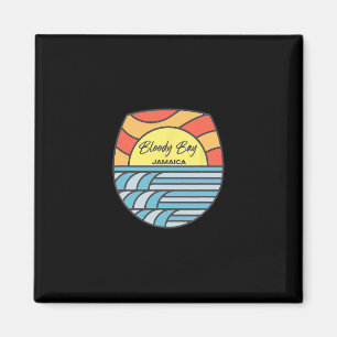 Íman Praia Sangrenta Byy Jamaica Pôr do Sol Orgulho Jam
