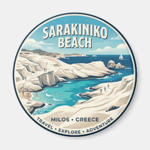 Íman Praia Sarakiniko Grécia