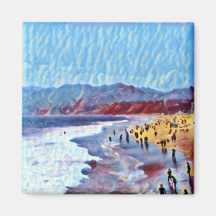 Íman Praia sonhadora ventoso (ímã)